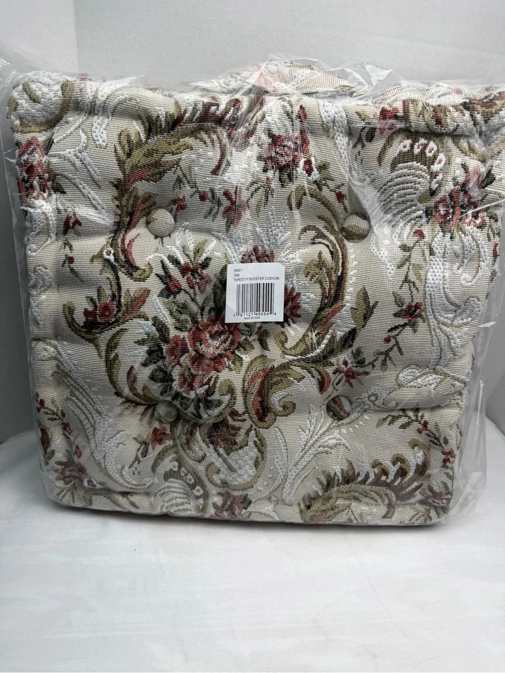 Tapestry Boosters Cushion, Brand New, 15 X 15 X 4